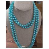 Hong Kong Turquoise Pearl Necklace