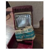 Ronson Silver Tone Pocket Lighter with Original Box