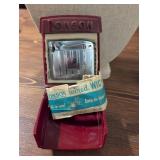 Ronson Silver Tone Pocket Lighter with Original Box