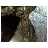 Gold Tone Squirrel Brooch Pin