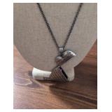 Love You More Heart Locket Necklace