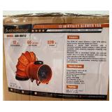 12in Utility Blower/Industrial Fan - Unused LHR-SHT30 - LHR-UBF12 12in Utility Blower/Industrial Fan - Unused LHR-SHT30 - LHR-UBF12