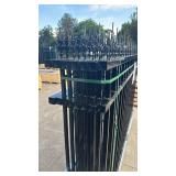 IRIF - 74 ft Wrought Iron Security Fence Panel Series w/ no posts - unused IRIF - 74 ft Wrought Iron Security Fence Panel Series w/ no posts - unused