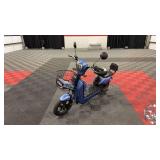 IREV - IRANCH - Blue Electric Motorcycle - Unused *** Assembly Required *** IREV - IRANCH - Blue Electric Motorcycle - Unused *** Assembly Required ***