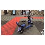 IREV - IRANCH - Blue Electric Motorcycle - Unused *** Assembly Required *** IREV - IRANCH - Blue Electric Motorcycle - Unused *** Assembly Required ***