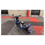 IREV - IRANCH - Blue Electric Motorcycle - Unused *** Assembly Required *** IREV - IRANCH - Blue Electric Motorcycle - Unused *** Assembly Required ***