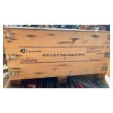 K4020 - 40ft x 20ft, Heavy-Duty Steel Carport Shed - Unused K4020 - 40ft x 20ft, Heavy-Duty Steel Carport Shed - Unused