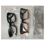 MMOWW Oversized Reading Glasses 3 Pairs +1.0