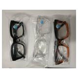 MMOWW Oversized Reading Glasses 3 Pairs +1.0