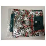 Baby Girl 2-Piece Plaid Romper Set (0-24M)