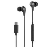 JLab - JBuds Pro USB-C Wired Earbuds - Black
