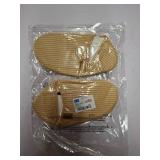 STQ Women House Slippers | Corduroy Slipper Socks Warm Cozy | Slip On Winter Shoes for Home Non-slip SIZE 7