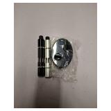 Salt & Pepper Crusher Set with Stand - One-Handed Thumb Press Grinder, Portable Spice Crusher for Kitchen, Dining & Travel - Easy to Use Manual Seasoning Grinder for Fresh Ground Pepper, Sea S