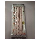 MAMUNU Pink and Gold Wrapping Paper Rolls, Birthday Gift Wrapping Paper for Kids Girls Women, Pink Gift Wrap Paper for Birthday Baby Shower Wedding Mother