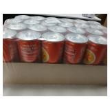 IZZE Sparkling Water Juice Beverage Blend, Mango, No Sugar Added, 8.4 FL OZ, 24 Cans