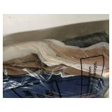 5 Pack Mens Big and Tall Mock Turtleneck Long Sleeve Shirts Plus Size Basic Casual Thermal Pullover Tops XXL