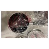 Rachael Ray 15 Piece Hard Enamel Nonstick Pots and Pans Set  Gray