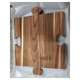Large Charcuterie Board Set - 3 Pieces with Knife Set, Premium Acacia Wood Cheese Boards, Heart Shaped Serving Tray with Gift Box, Wedding & Bridal Shower Gift, Valentines Day Gifts