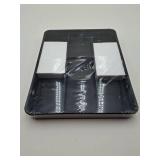 Aujen Silverware Organizer - Expandable Kitchen Drawer Organizer, Adjustable Utensil Organizer, Cutlery Tray for Forks, Knives, Multipurpose Kitchen Organizers and Storage Solution, Black, X-Large