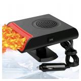 150W 12V Car Heaters Portable Car Heater, Auto Heater Fan Fast Heating Quickly Defrost Defogger Heating Cooling Fan, Car Windshield