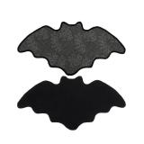 Bat Bath Mat Bathroom Rug for Spooky Decor,Gothic Witchy Mat for Bathroom,Horror Halloween Black Bats Mat for Kitchen