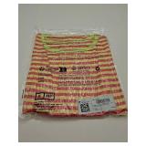 Tankaneo Womens Oversized Striped Tee Shirt Summer Casual Color Block Half Sleeve Crew Neck Tunic Tops