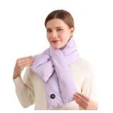 Heated Scarf for Women Rechargeable Heated Shawl with 8000 mAh Battery 3 Heating Levels Neck Warmer for Winter