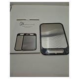 Double-Sided Stainless Steel Cutting Board (14x10In) - Metal Chopping Board for Kitchen, Easy to Clean, Dishwasher Safe, Durable & Hygienic