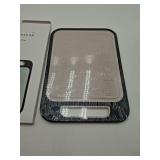 Double-Sided Stainless Steel Cutting Board (14x10In) - Metal Chopping Board for Kitchen, Easy to Clean, Dishwasher Safe, Durable & Hygienic