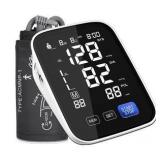 Rgdood Automatic Upper Arm Blood Pressure Monitor, Dual User 2x90 Memories Digital Blood Pressure Machine with (8.5\"-16.5\") Cuff Size, BP Monitor with 4*AAA Batteries & DC Cable