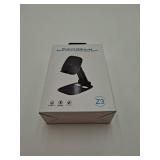 DEERLAMN Cell Phone Stand for Desk, Height Adjustable Cell Phone Holder Portable Desktop Stand, Travel Home Office Desk Accessories Compatible with iPhone 16/15/14/13/12/11 All Smartphone - Black