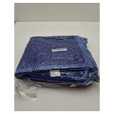 JE JOUE Luxury Islamic Prayer Mat with Tasbih Beads - Extra Thick Large Padded Sajadah for Men, Women & Kids, Soft Non-Slip Muslim Prayer Rug for Eid, Ramadan, Travel(31 \"x 47\",Blue)