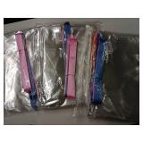 3 Units of HANDMD 10 PCS Large Cellophane Bags, 30x 40 Inches Clear Cello Bags, with 10PCS Floral Ribbons, Large Basket Bag, Plastic Cellophane Gift Bag, Perfect for Gift Baskets