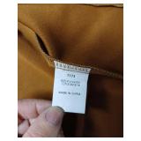 Kirundo Tan Suede Jacket with Zipper Details, Size Large