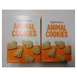 2 Boxes of Amazon Brand - Happy Belly Animal Cookies, 13 Ounce (Reformulation) (B094QP93G3)