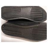 All Black Canvas Low Top Sneakers Size 7