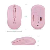 Wireless Mouse,2.4G Portable Computer Mice for PC, Laptop, Windows, Office Included Wireless USB dongle (Pink) - Retail: $6