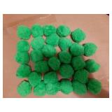 30pcs Large Pom Poms 2 Inch Light Green Craft Fuzzy Pompoms Balls for DIY Arts and Crafts Projects Home Decorations  - Retail: $8