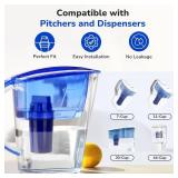 Fil-Fresh 4-Pack PURWater Filter Replacement, PURPlus Water Pitchers and Dispensers, Replace PPF900Z, NSF Certified, Advanced Version - Retail: $31