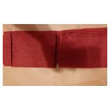 Decorative Burgundy Red Throw Pillow Covers Rustic Farmhouse Square Linen Burlap Soft Comfy Solid Cushion Couch Cases for Sofa Living Room (Set of 2, 20 x 20 Inches) - Retail: $19