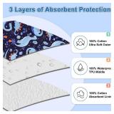 MooMoo Baby Leakproof Diaper Pants for Potty Training 2 Packs Bedtime Potty Training Pants for Boys and Girls - Retail: $33