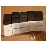 60pcs Blank Match Boxes, 2.25x1.42x0.59in Bulk White Black Matchboxes DIY Craft Plain Storage Container Holder Double-Sided Striker Wedding Bridal Baby Shower Birthday Party Favor, No Matches Included