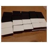 60pcs Blank Match Boxes, 2.25x1.42x0.59in Bulk White Black Matchboxes DIY Craft Plain Storage Container Holder Double-Sided Striker Wedding Bridal Baby Shower Birthday Party Favor, No Matches Included