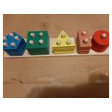 Montessori Toys for 1 2 3 Years Old Boys Girls Birthday Gifts, Wooden Sensory Toys for Ages 2-4 Kids Baby, Toddler Easter Basket Stuffers Learning Toy Activities Puzzles Ages 1-3 - Retail: $10