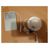 3 Inch 5CCT Gimbal Led Recessed Lighting with Junction Box, 2700K/3000K/3500K/4000K/5000K Selectable, 7W Eqv 80W, 360°+90° Adjustable Recessed Lights, 798LM Brightness - ETL (White, 1 Pack) - Retail