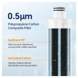 RT1-PPC Filter, Replacement for T1 Countertop Reverse Osmosis Water Filter, 6-12 Month Lifetime
