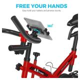 Spin Bike Tablet Holder Mount, Phone iPad Holder Stand Exercise Bike Handlebar Mount for Stationary Bicycle, Treadmill, Microphone Stand, Fit for iPad Pro 12.9, Galaxy Tabs, iPhone(4.7-13") - Retail: 