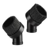 Shop-Vac 1-1/4 Round Brush, 2 Pack - Retail: $9"