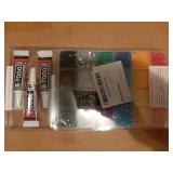 32500Pcs Rhinestones for Bedazzling, 3mm Bedazzler Kit with Flatback Rhinestones for Clothes Crafting Crafts Nails Clothing, Flat Back Resin Rainbow Colorful Colored Crystal with B 7000 Glue Clear - R