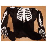 Spooktacular Creations Halloween Skeleton Costume Kids Girls, Toddlers Skeleton Jumpsuit for Cosplay - Retail: $19